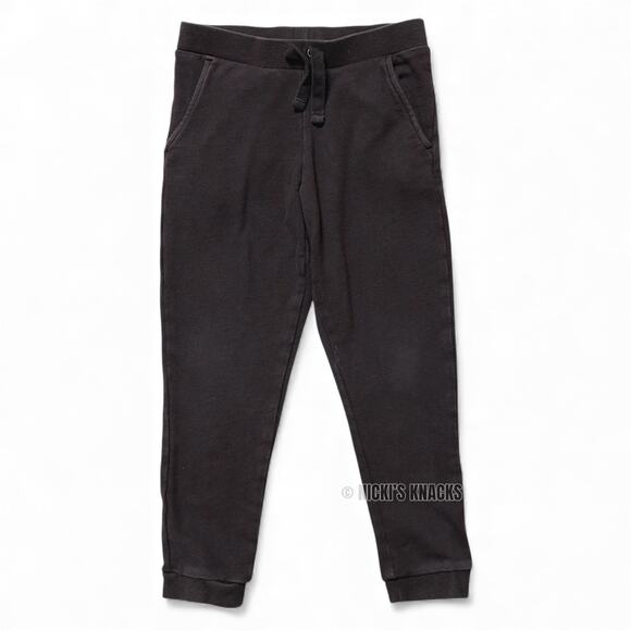 4/$20 - Carters Unisex Kids Pull On Black Cotton Terry Jogger Pants Black Size 6 - Picture 2 of 6